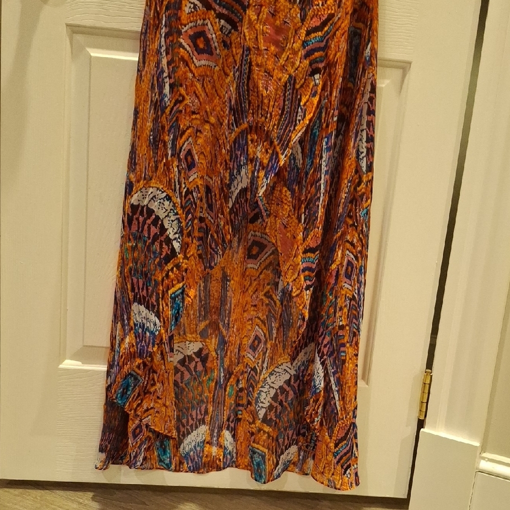 Bebe Multicolor Patterned Maxi Dress - image 3